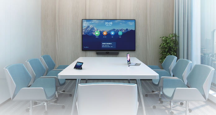 Yealink MeetingEye 400 conference room Yealink MeetingEye 400 soundbar